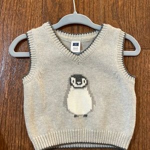 Janie and Jack new penguin vest